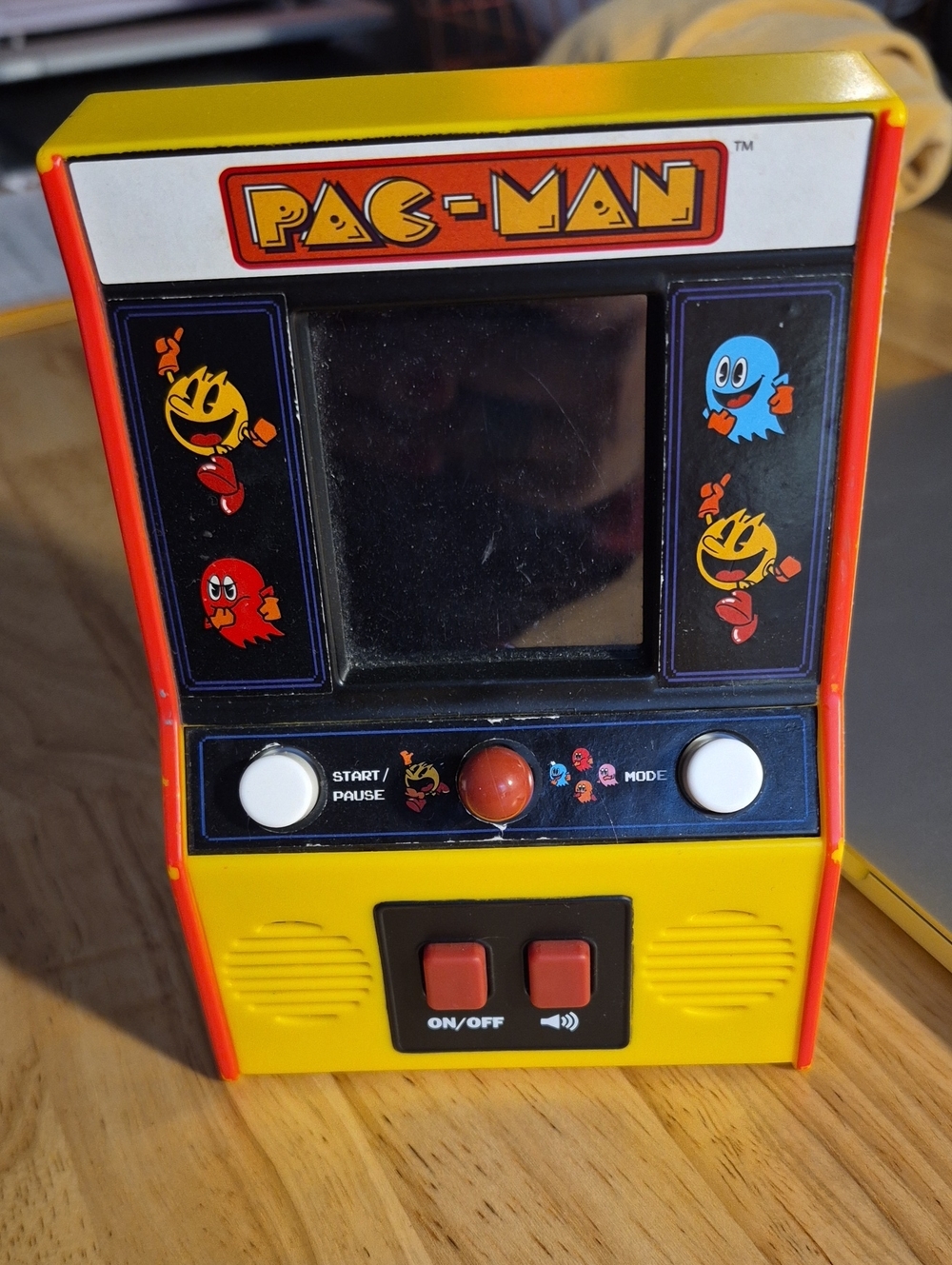 Mini Arcade Game Console - Yellow